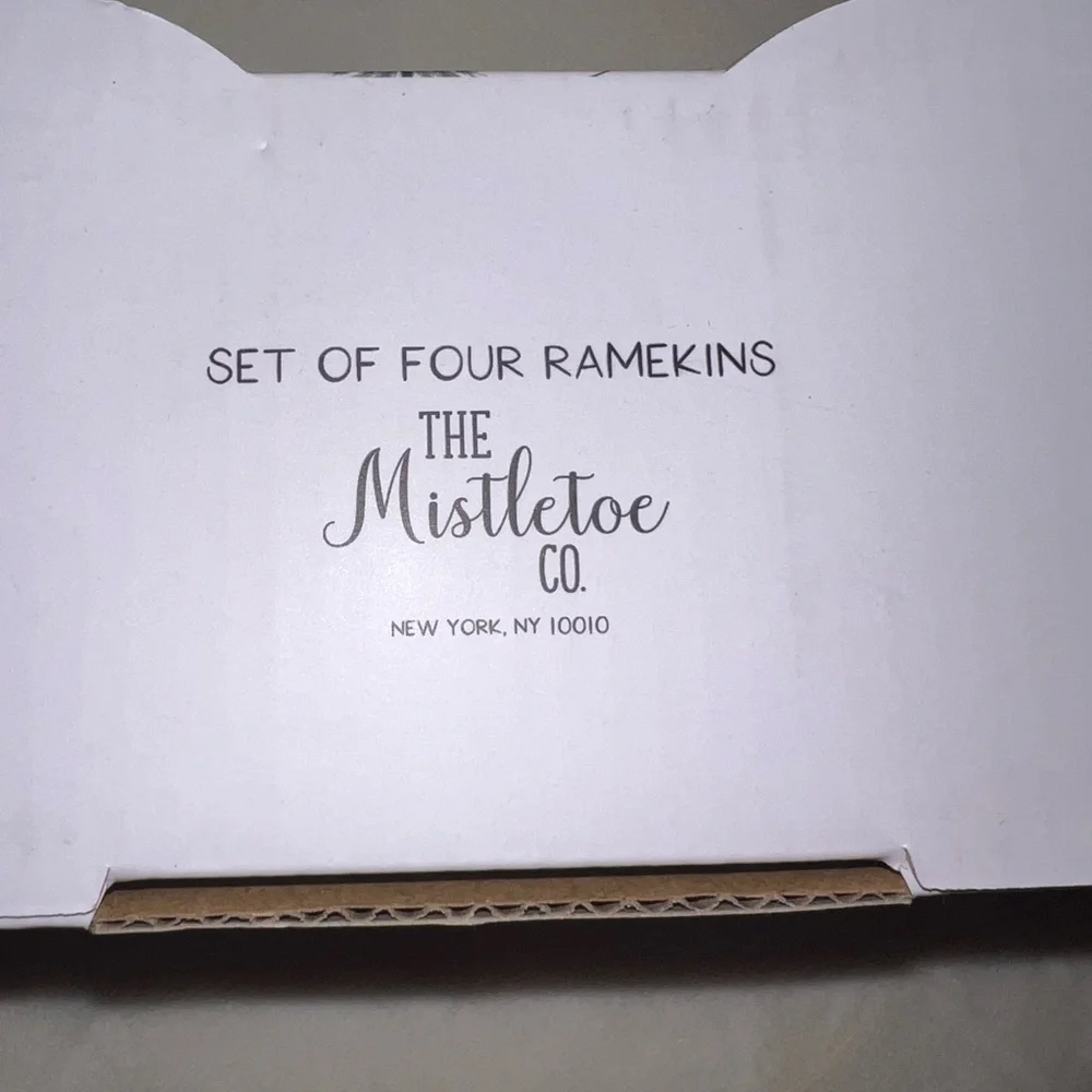 Holiday Tree Ramekin Set of 4 | Oven Safe |‎ New in Box